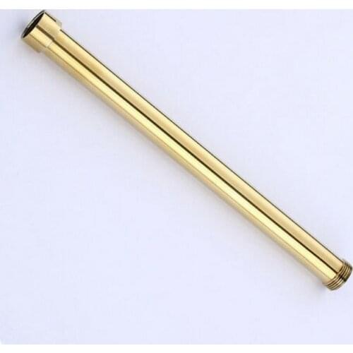 G3/4" Luxury Gold Color Brass Round Bathroom Shower Faucet Pipe Extension Tube Bar Bathroom Accessories Kba703