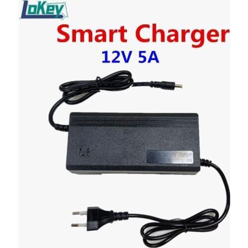 12V 5A Smart Charger Safe Quiet And Easy To heat dissipation 3S 12.6V Lipo Li ion battery Charger Plastic Case Fast Charger