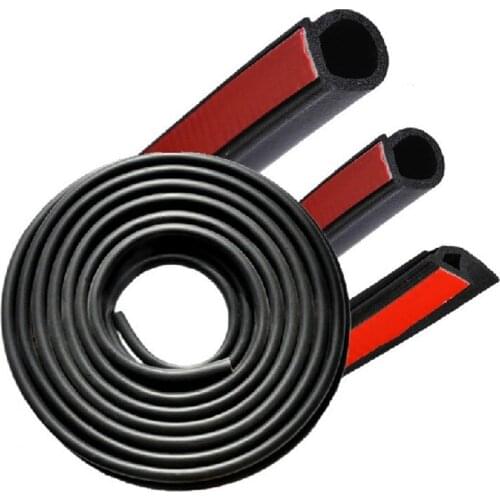 4m Car Door Seal Strip Strip Vehicle Edge Strip Vehicle Car Side Waterproof Anti-noise Auto
