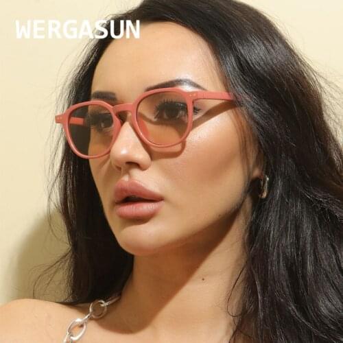 WERGASUN Vintage small Square Sunglasses Women Men Retro Luxury Sun Glasses Goggle Oculos UV400