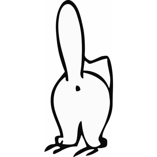 Cartoon Funny Car Sticker New Cat Ass Vinyl Auto Accessories Car Window Decal PVC Sunscreen Waterproof for Window Bmw