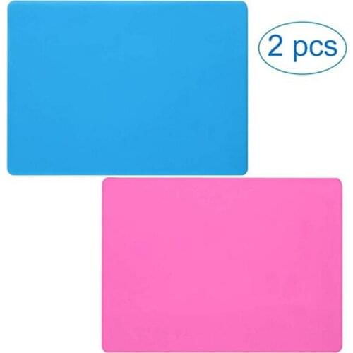 2 Pc Extra Large Silicone Sheet Crafts Jewelry Casting Molds Mat Skid Waterproof Multipurpose