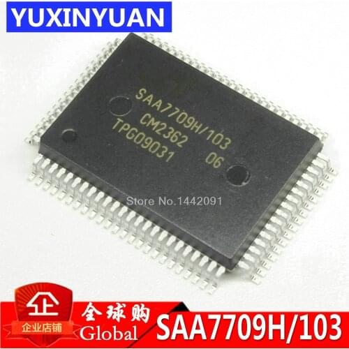 2PCS SAA7709 SAA7709H SAA7709H/103 QFP-80 New original IC In stock
