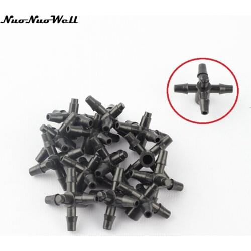 20pcs Drip Arrow Five-Way Hose Spliters Dripper Joint Connectors Drop Arrow Fittings Connect To Pressure Compensating Emitter