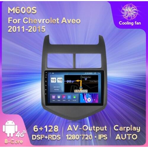 IPS Screen 6G+128G Android 11 For Chevrolet Aveo 2011-2015 Car Radio Multimedia Video Player Navigation GPS 2DIN NO DVD