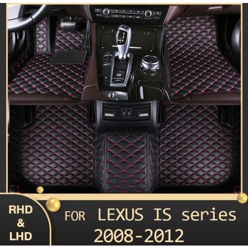 MIDOON Car floor mats for LEXUS IS series 200 300 300C 250 250C 2008 2009 2010 2011 2012 Custom auto foot Pads automobile carpet