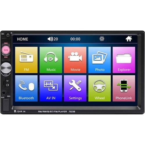 12V 7 Inch Car bluetooth Multi-Function Player MP3 MP5 Player Car Multimedia Player Touch Screen Video Player Reversing Image