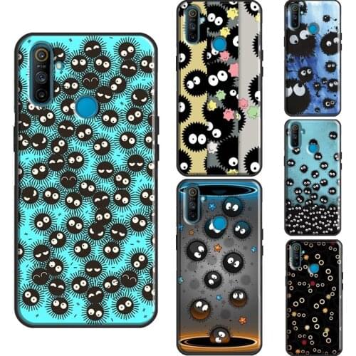 Studio Ghibli Spirited Away SOOT For OnePlus 9 Pro 8 7T 8T Nord Case For Realme 8 7 6 Pro Q3 7i C3 C11 C15 GT Cover Shell
