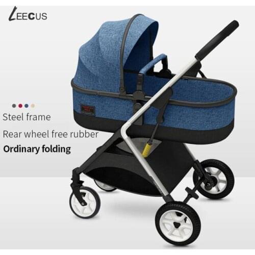 Baby Newborn Trolley Two-way Shockproof Trolley For Children With Simple Folding, Easy-to-use And High-view