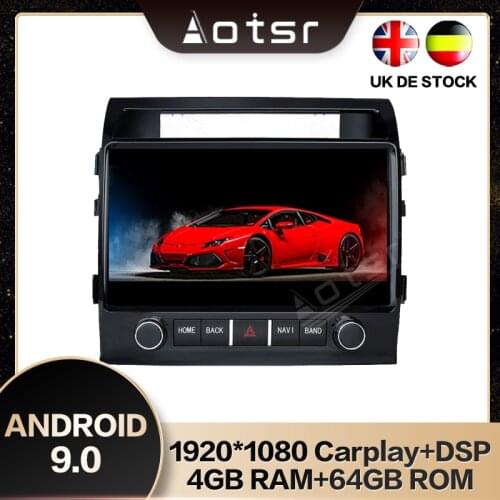 For Toyota Land Cruiser LC200 2008 - 2015 Max-Pad Multimedia PX6 Android 9.0 Car GPS Navigation DSP Carplay Fast boot