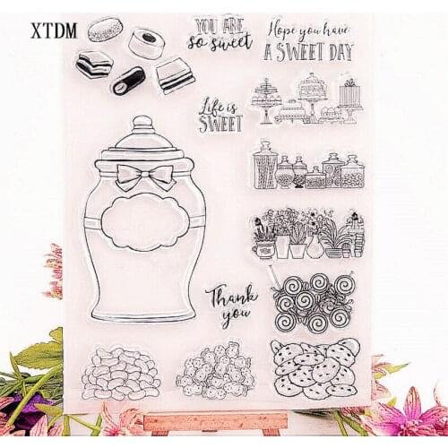 Hot selling Feeding bottle alphabet transparent clear stamp / silicone seal roller stamp DIY scrapbook album / card production