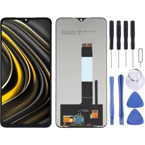 IPartsBuy for Xiaomi Redmi Note 9 4G/Poco M3 M2010J19SC M2010J19CG LCD Screen and Digitizer Full Assembly
