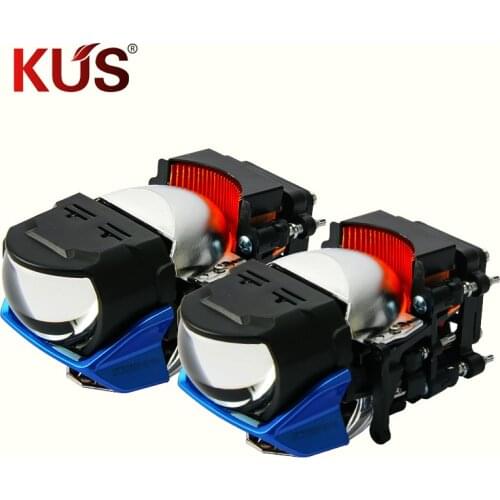 KUS New Arrival 3" Bi LED&Laser projector lens, headlight 90W 5800K, Auto LED Projector Headlamp with Dynamic Matrix Headlight