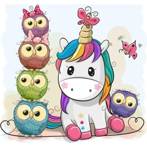 Full Round Square 5D DIY Diamond Painting Dianey Mickey Unicorn Diamond Embroidery Cross Stitch Kits Mosaic Home Decor