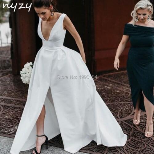 NYZY V-neck Wedding Dresses