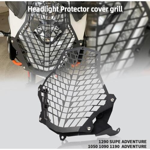 Head light Guard Moto Front Headlight Headlamp Grille Guard Cover Protector For 1290 Super Adventure 1050 1090 1190 Adventure