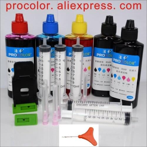 PG-440XL PG440 Pigment CL441 441 Dye ink refill kit for CANON PIXMA TS5140 MX 370 472 475 535 TS 5140 5150 5151 Inkjet printer