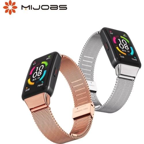For Huawei Honor Band 6 Strap Smart Wristband Replacement Watch Belt Strap for Honor Band 6 Bracelet Metal Wrist Accessories