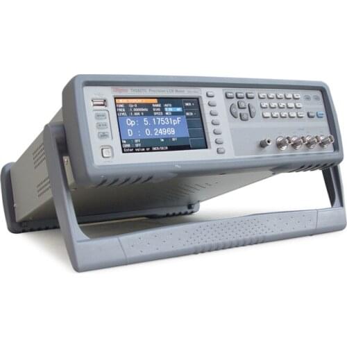 TH2827C Digital LCR Instrument ESR Capacitance Tester 20Hz-1MHz with 0-5V Bias Voltage