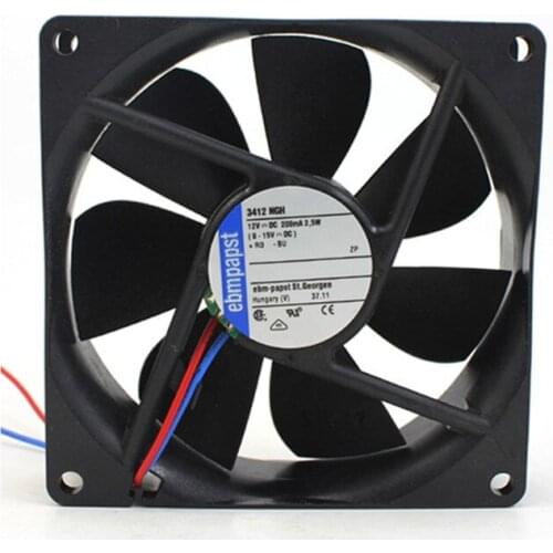 3412NGH 9225 12V 2.5W 9cm DC cooling fan 6months Warranty