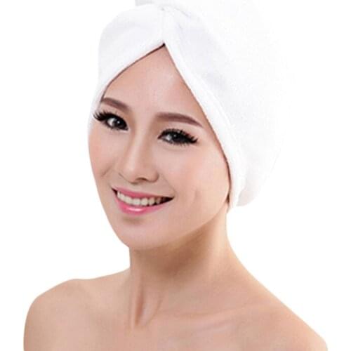 Women Soft Bathroom Headscarf Comfy Durable Solid Color Headwear Fashion Thickened Microfiber Dry Hair Cap Head Scarves Hot Sale