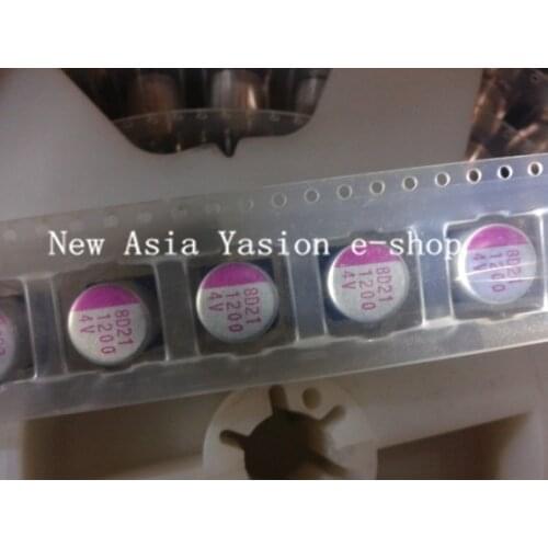 10pcs Smd solid capacitor 4v 1200uf 10x12.5