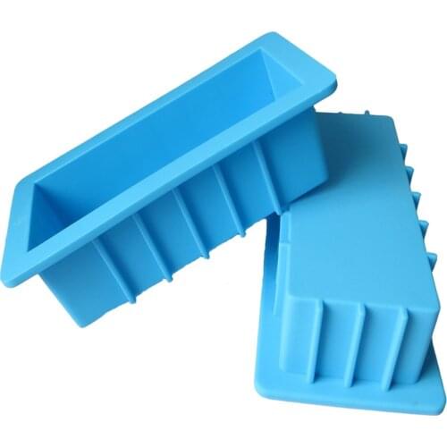 Rectangle Large Silicone Soap Mold 1100G/1500G Flexible Easy Removal Toast Loaf Bread Mould
