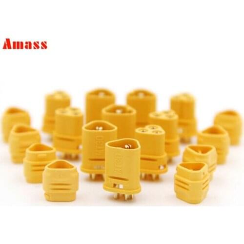 2 pairs Original Amass MT30 2mm 3-pin Connector Motor Connector Plug For RC Multicopter Quadcopter Airplane 20% off