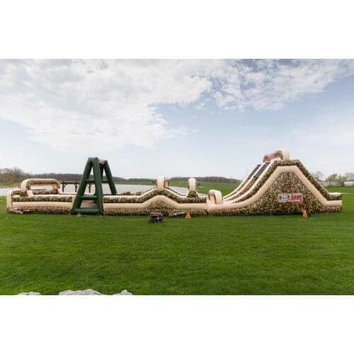 2016 Factory direct sales Inflatable slides,Inflatable castle, inflatable obstacles.Military green barriers KY-154