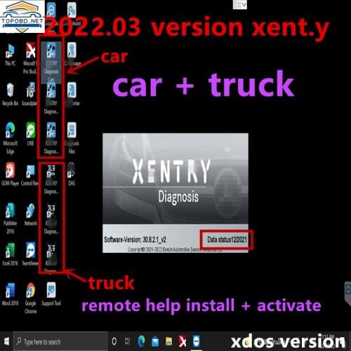 2021.06 xentry software install and activation remotely for MB STAR sd C4/C5/C6 software Diagnostic for C4/C5/C6 openport 2.0