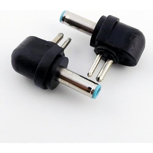 5x Universal AC DC 2 Pin Plug Charger Tip Power Adapter for Notebook Laptop 90 Degree Right Angled