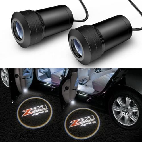 AEING 2pcs Car LED Door Light Projector logo Shadow Welcome Emblem lights For CHEVY SILVERADO Z71