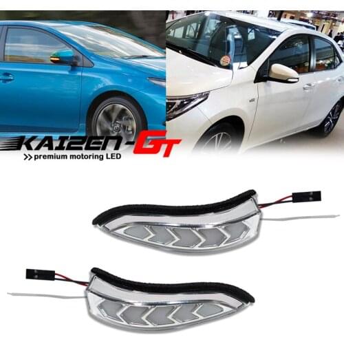 Car Front Side Mirror Lights LED Sequential Turn Signal /Parking Light For Toyota Prius C, Venza, Avalon, Corolla iM, Scion iM