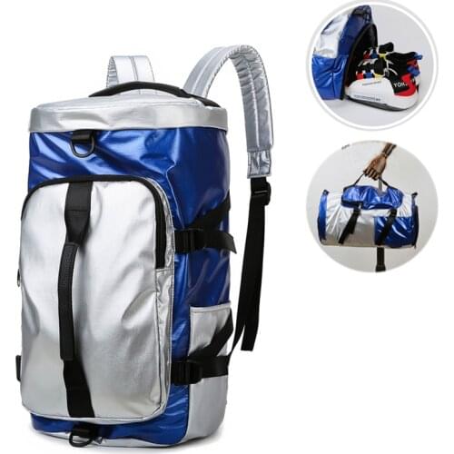 Glitter Women Gym Bag Travel Backpack Outdoor Sports Bag For Boys Girls School Student Backpack Fitness Bag Shoulder