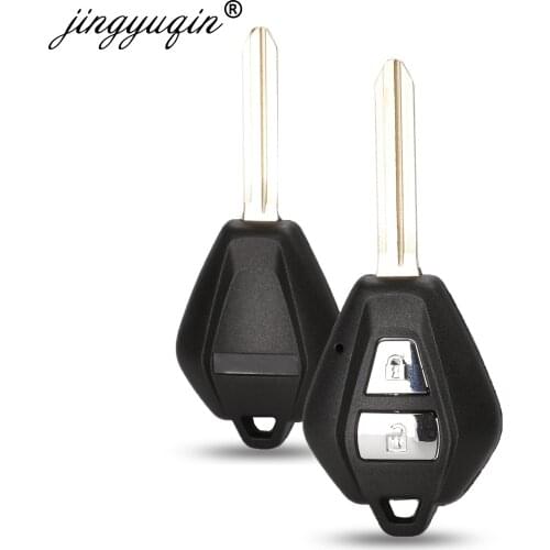 Jingyuqin TOY43 Remote Key Shell Fob Case Fit For Isuzu D-Max 2 button uncut Blank Key Cover Replacement