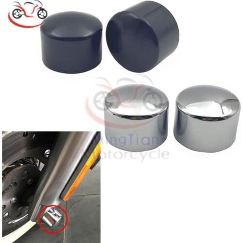 For Harley VRSCA V Rod VRSCA 2002-2011 Sportster 1200 883 08-15 Motorcycle CNC Front Axle Caps Nut Cover Bolt 2008 2009 2012