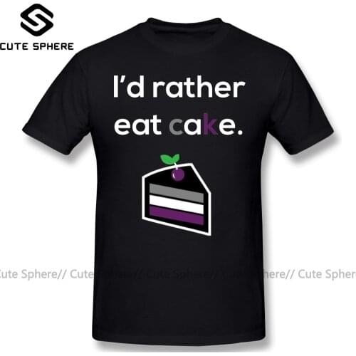 Asexual T Shirt Asexual Or Asexuality Humor Pride Shirt T-Shirt 100 Percent Cotton Men Tee Shirt Oversize Casual Funny Tshirt