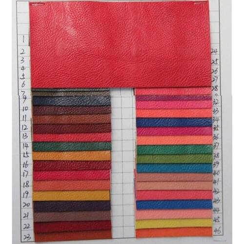 Thumb grain synthetic pu leather fabric pu leather for sewing material artificial leather fabric factory wholesale free shipping