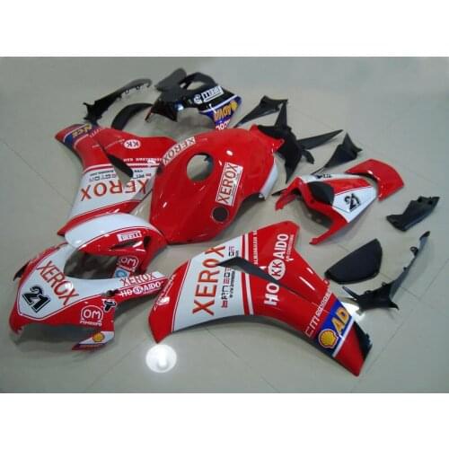 Dor-Injection Fairing kits for CBR1000 08 09 10 11 CBR1000RR 08-11 CBR1000 RR 2008 2009 2010 2011 Red white fairings