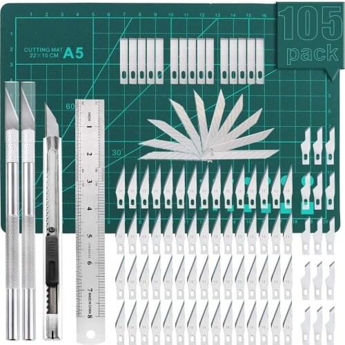 Blades 115pcs Blades Refill Ruler Set Hand Tools Knives Workshop Equipment