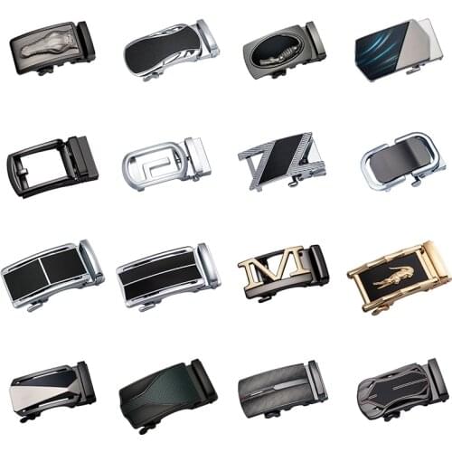 Mens Automatic Buckle For 3.5cm Belts Strap 29 Styles Luxury Alloy Belts Buckles Barry.Wang High Quality Fashion Designers