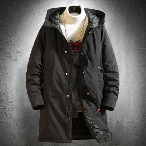 Man Winter Jacket Long Overcoat Men Outdoor Padded Coat Thicken Casual Outwear Fashion Clothing Men Winter Coat Plus Size 6XL