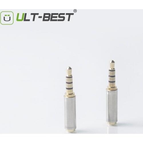 ULT-Best 3.5mm Male Jack to 2.5mm Female Plug 4 Pole Head Phone Earphone Stereo Audio Adapter Connector