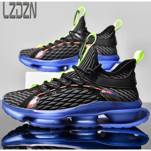 New Mens Sports Air Cushion Marathon Shock Absorption Flexible and Stylish Running Shoes Basketball Lightweight and Comfortable