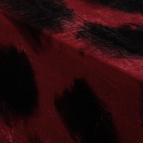 Autumn Winter Printing Really Velvet Fabric Silk qiao rong Fabric Soft Mulberry Silk Cheongsam Shirt jin si rong Fabric