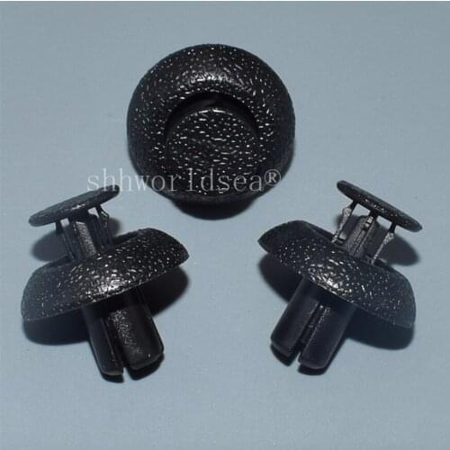 Shhworldsea 100pcs Radiator Support Side Shield Clip car plastic fastener clips auto fastener clip for TOYOTA 9046707217