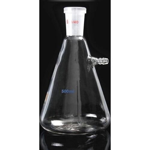 Standard Mouth Suction Filter Flask 500ml 24 40Erlenmeyer Flask