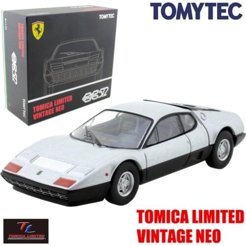Tomica Limited Vintage Neo 1/64 TLV-NEO Ferrari BB512 Silver Toys Motor Vehicle Diecast Metal Model