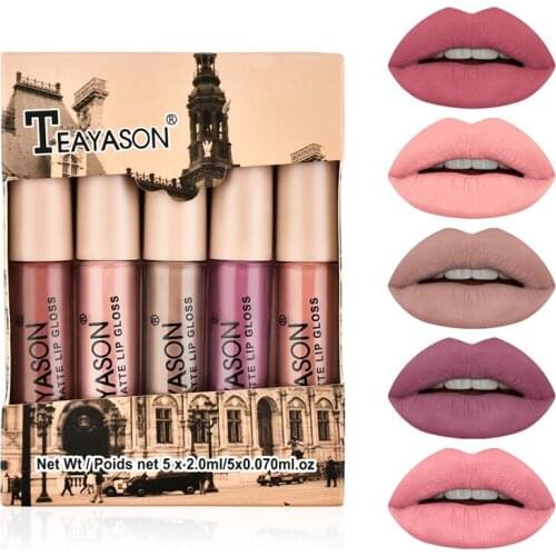 20 Colors Waterproof Long Lasting Lipstick Sexy Vampire Lip Stick Matte Velvet Lipsticks Lips Makeup Cosmetics Lipstick Set Gift