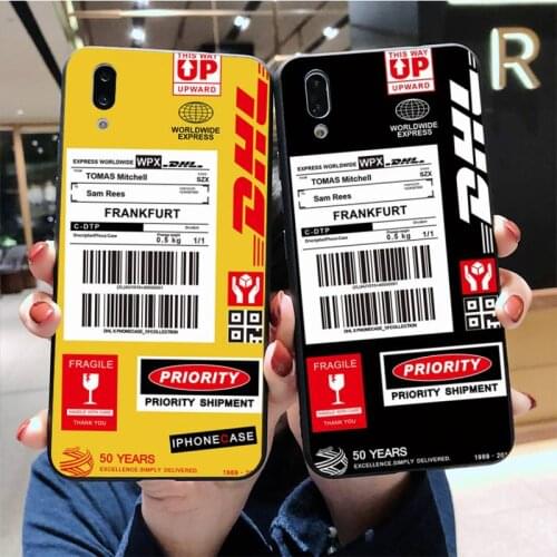 YJZFDYRM Hot Dhl Express Phone Case For Vivo Y91c Y17 Y51 Y67 Y55 Y7s Y81S Y19 V17 vivos5